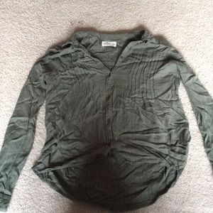 Army Green Hollister Shirt